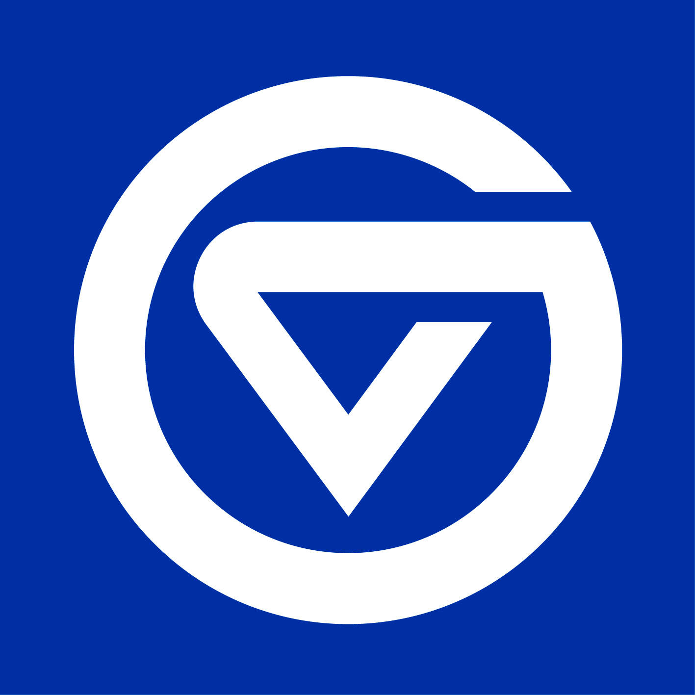 GVSU Blue background with white logomark